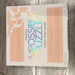 NWT 2023 RMS International Wooden Impossible Modern Classic Puzzle 500 pcs